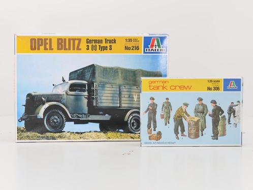 Schaal 1:35 Italeri 216 306 2 paketten met thema 2e werel..., Hobby en Vrije tijd, Modelbouw | Auto's en Voertuigen, Zo goed als nieuw