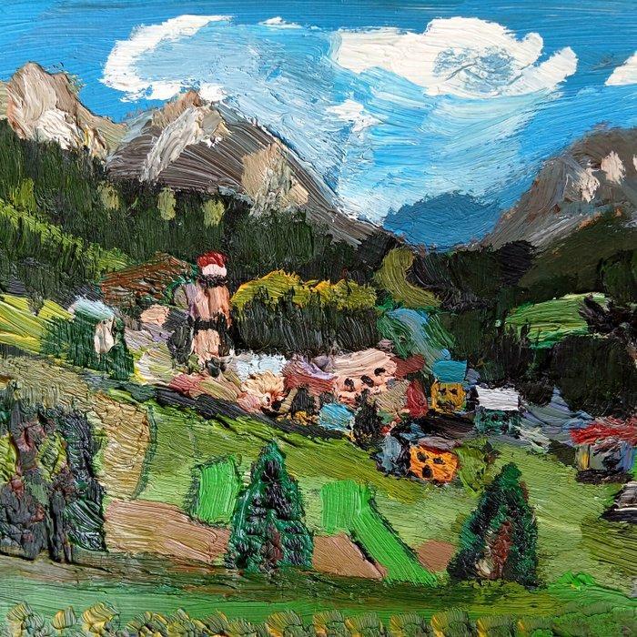 Albert Rousseau (1908-1982), cerchia di - Paesaggio di, Antiek en Kunst, Kunst | Schilderijen | Klassiek