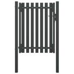 Poort 1x1,7m Staal Antraciet | Retour Deal 55% (tuinpoort), Met poort, Verzenden, Nieuw, Tuinhek