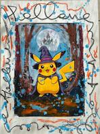 David Harianna (1978) - PIKACHU HALLOWEN II /FRAMED 30x40, Nieuw