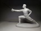 Herend - sculptuur, Olympic Swordsman - 27 cm - Porselein