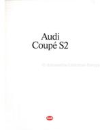 1991 AUDI COUPE S2 BROCHURE DUITS, Nieuw