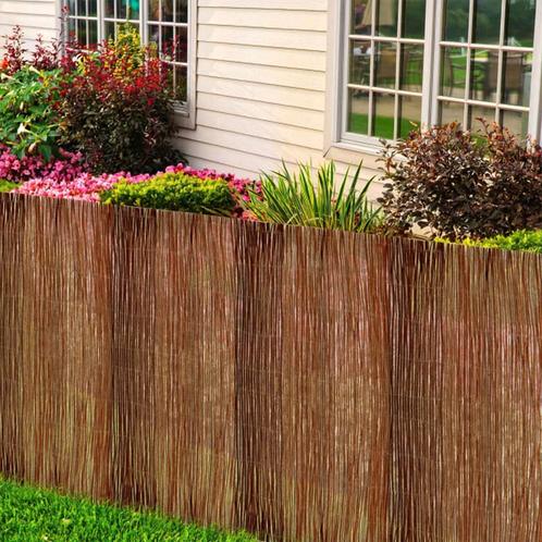 vidaXL Wilgen Schutting 120x300 cm, Tuin en Terras, Tuinhekken en Hekwerk, Nieuw, Verzenden