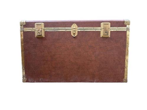 Opbergkoffer - Hout - Baule qnni 50, Antiek en Kunst, Curiosa en Brocante