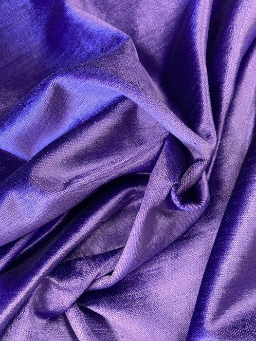 Minotti - Superbe velours iridescent Viola Minotti - Textile, Antiek en Kunst, Antiek | Tapijten, Tafelkleden en Textiel
