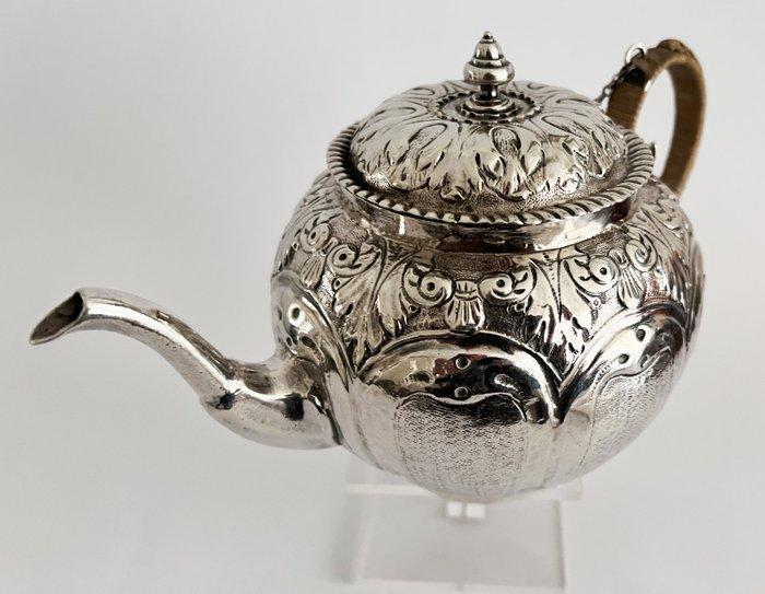 Theepot - .934 zilver - Theepot zilver uit 1737, Antiquités & Art, Antiquités | Argent & Or