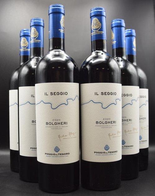 2020 Poggio al Tesoro, Il Seggio - Bolgheri, Rosso DOC - 6, Verzamelen, Wijnen