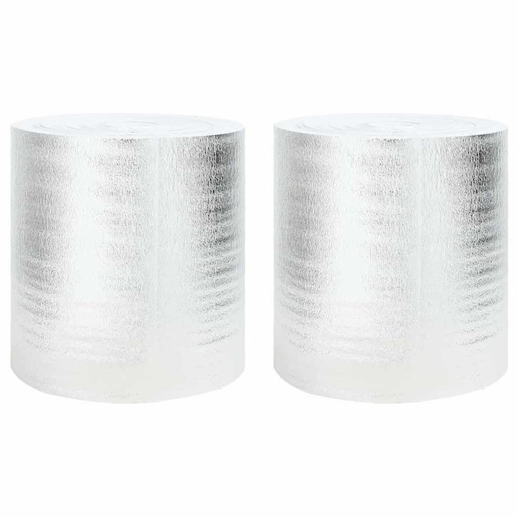 vidaXL Radiatorfolie Zilver 0.5 x 25 m Aluminium, Doe-het-zelf en Bouw, Verwarming en Radiatoren, Nieuw, Verzenden