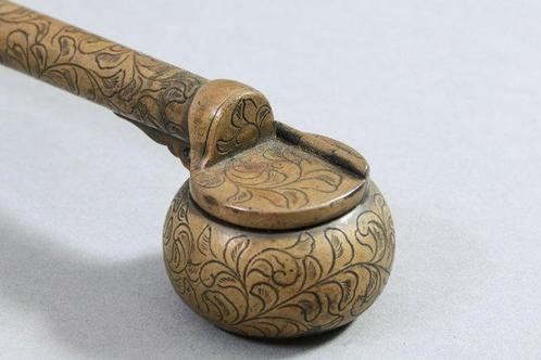 Inktpot - Draagbare inktpot (Yatate) met Arabesque ontwerp, Antiek en Kunst, Antiek | Overige Antiek