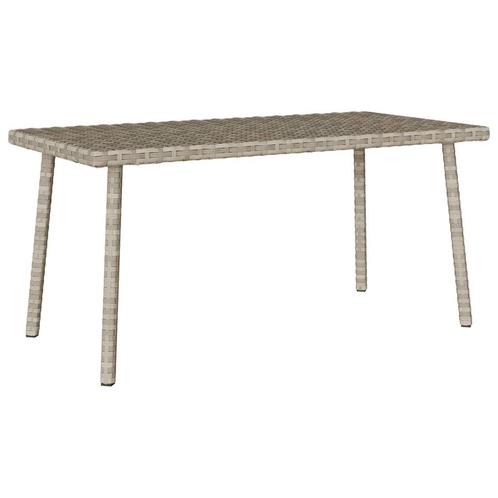 vidaXL Tuin salontafel rechthoekig 80x40x37 cm poly rattan, Tuin en Terras, Tuintafels, Nieuw, Verzenden