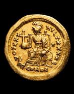 Romeinse Rijk. Theodosius II (402-450 n.Chr.). Solidus, Postzegels en Munten