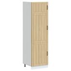 vidaXL Keukenkast Lucca bewerkt hout sonoma eikenkleurig, Huis en Inrichting, Verzenden, Nieuw
