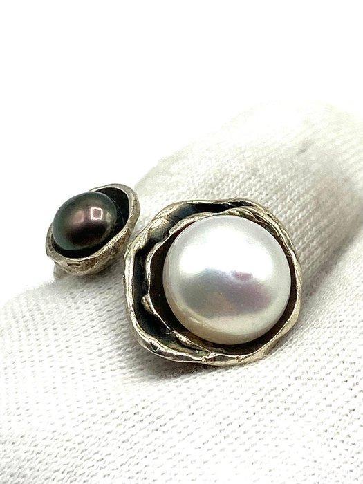 Zonder Minimumprijs - Ring Zilver Parel - Parel, Handtassen en Accessoires, Ringen