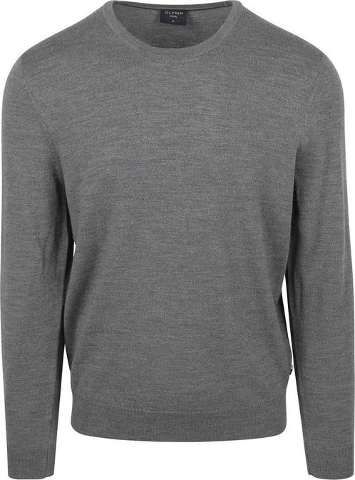 Olymp Trui O-Hals Wol Grijs maat Maat 52/54 (L) Heren, Kleding | Heren, Truien en Vesten, Grijs, Nieuw, Maat 52/54 (L), Verzenden