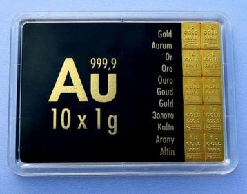 10 gram - Goud beschikbaar voor biedingen