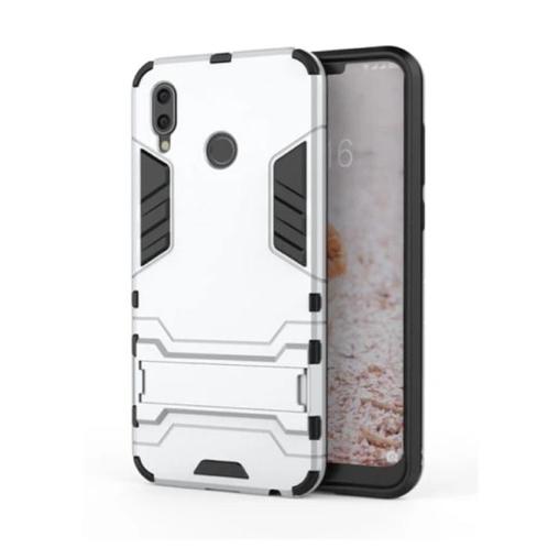 iPhone X - Robotic Armor Case Cover Cas TPU Hoesje Wit +, Télécoms, Téléphonie mobile | Housses, Coques & Façades | Apple iPhone