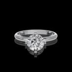 Ring - 14 karaat Witgoud - 2.06ct. tw. Diamant (Lab-grown), Handtassen en Accessoires, Ringen, Nieuw