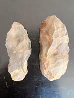 Néolithique Silex set of 2 axes (Sans Prix de Réserve)