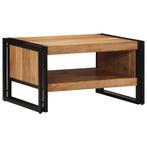 vidaXL Salontafel 70x50x38 cm massief acaciahout, Huis en Inrichting, Tafels | Salontafels, Verzenden, Nieuw