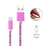iPhone/iPad/iPod Lightning USB Oplaadkabel Gevlochten Nylon, Verzenden, Nieuw