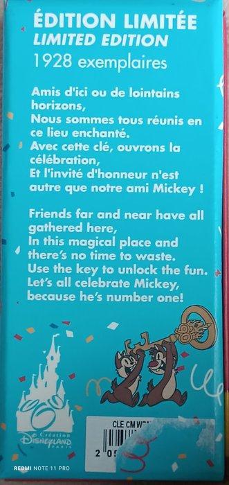 Disney Parks - 1 Clé en édition limitée (exclusivité cast, Collections, Disney