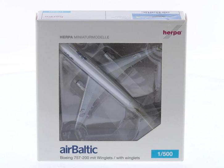 Schaal 1:500 Herpa 506977 Boeing 757-200 mit Winglets Air..., Hobby en Vrije tijd, Modelbouw | Vliegtuigen en Helikopters, Zo goed als nieuw