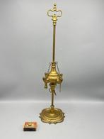 Snotneus olielamp kandelaar - Kaarsenhouder - Messing -, Antiek en Kunst