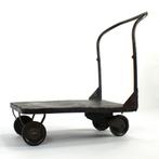Vintage industriële trolley | werkplaatstrolley