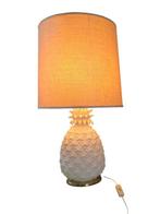 Lamp - Gesmaltarde keramiek - Ananaslamp, Antiek en Kunst