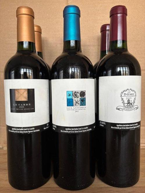 2005 x2 Le Dôme, 2005 x2 Les Astéries, 2005 x2 Le Carré -, Verzamelen, Wijnen