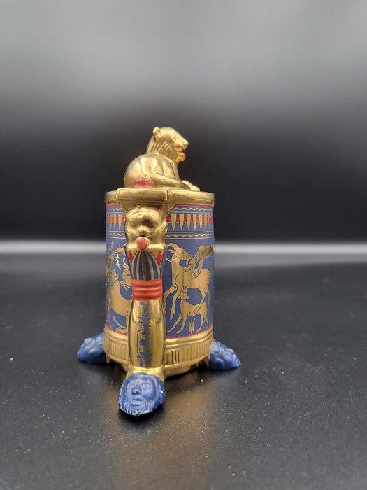 Franklin Mint – Unguent Container – 1989 – Plaqué or 24, Antiek en Kunst, Curiosa en Brocante