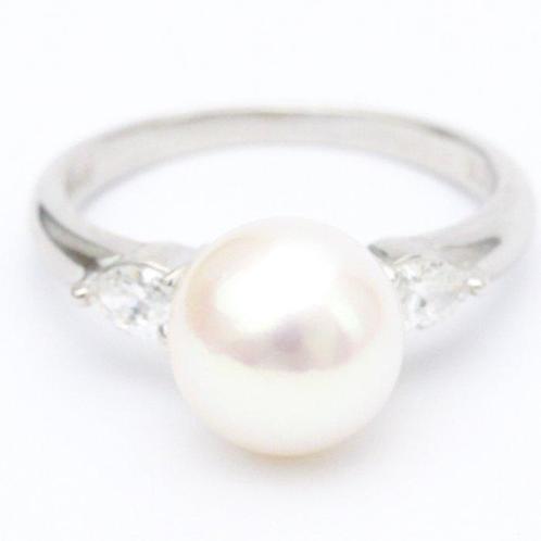 Tasaki - Ring Platina, Handtassen en Accessoires, Antieke sieraden