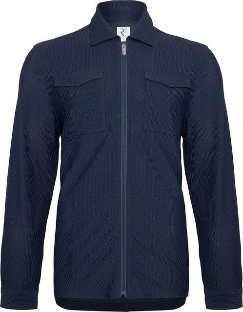 R2 Travel Overshirt Navy maat Maat 52/54 (L) Heren, Kleding | Heren, Truien en Vesten, Blauw, Nieuw, Maat 52/54 (L), Verzenden