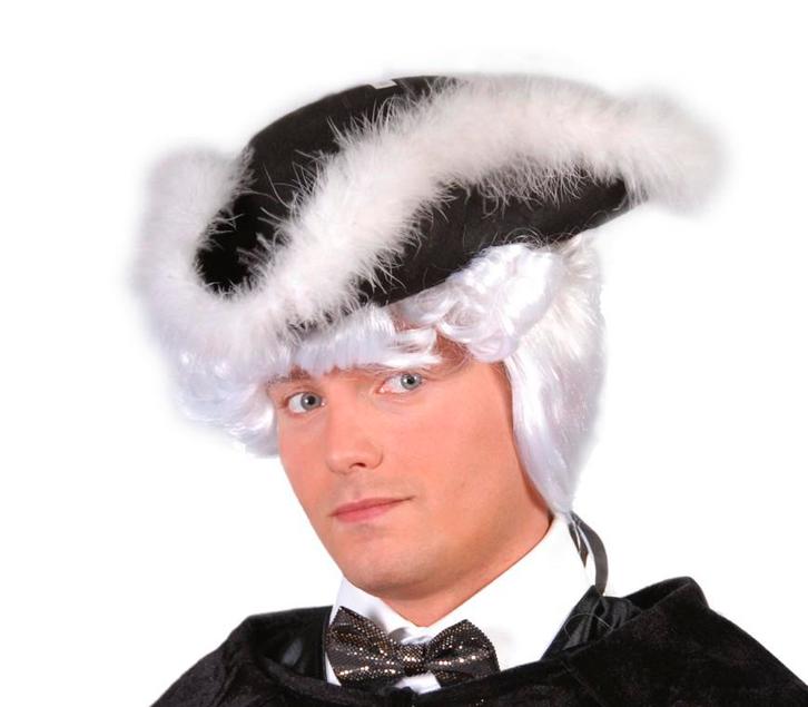 Admiraal Hoed Wit Bont, Hobby en Vrije tijd, Feestartikelen, Nieuw, Verzenden