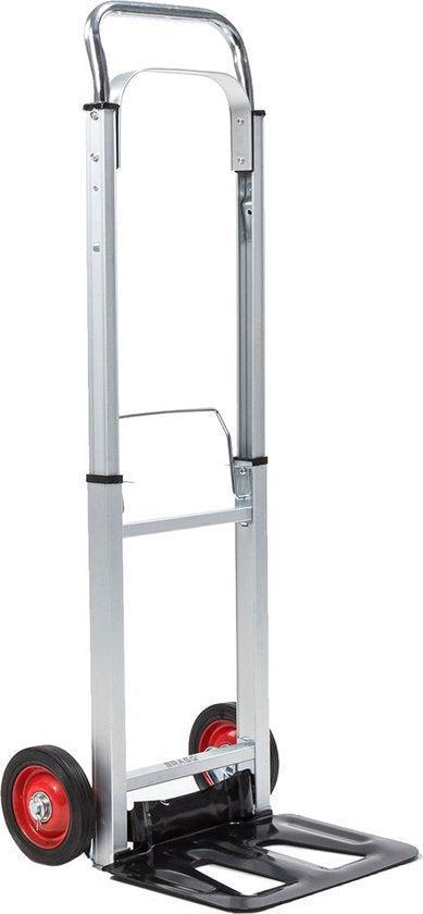 2dekans | BRASQ Steekwagen opvouwbaar Staal - 90 KG, Doe-het-zelf en Bouw, Transportwagens, Ophalen of Verzenden