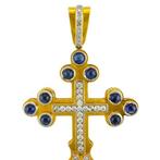 Pendentif - 18 carats Or jaune, Pendentif croix en or jaune