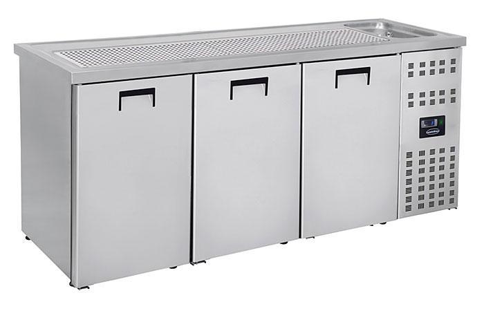 Bierkoeler met 3 Deuren en 1 Spoelbak Rechts, Zakelijke goederen, Horeca | Keukenapparatuur, Koelen en Vriezen, Verzenden