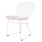 Eetkamerstoel Bertoia Wit frame wit, Huis en Inrichting, Verzenden, Nieuw