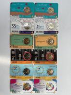 België. 2 Euro 2022/2024 (12 coincards) (Zonder, Postzegels en Munten