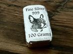 100 gram - Zilver .999 - French Bulldog - No Reserve, Postzegels en Munten, Edelmetalen en Baren