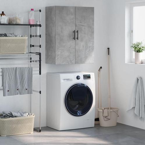 vidaXL Hangkast 69,5x34x90 cm betongrijs, Huis en Inrichting, Kasten | Dressoirs, Nieuw, Verzenden