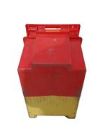Stapelbak 600x400x400 mm Gesloten Nestbaar Rood/Geel, Doe-het-zelf en Bouw, Ophalen of Verzenden, Nieuw