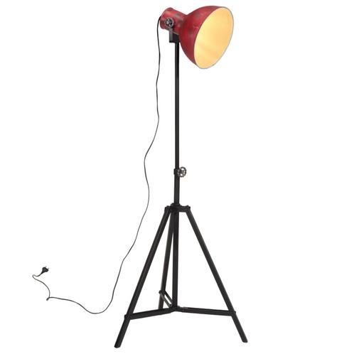 vidaXL Vloerlamp 25 W E27 61x61x90/150 cm verweerd rood, Huis en Inrichting, Lampen | Overige, Nieuw, Verzenden
