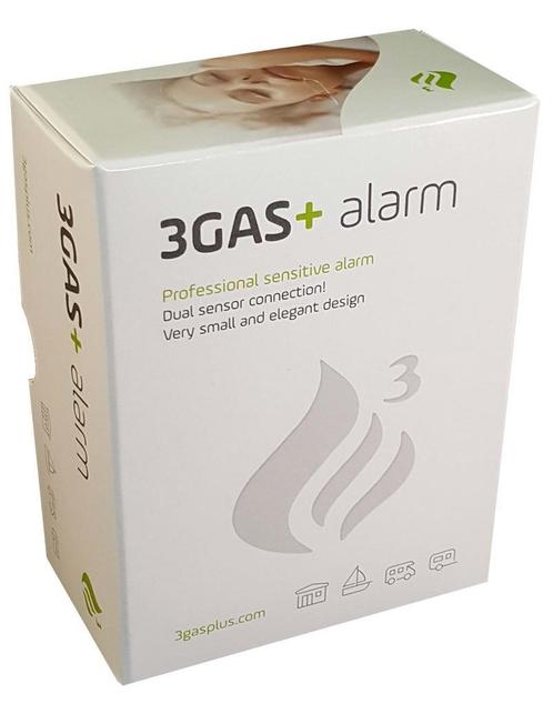 3GAS+ 12V Gasalarm Square Propaan, Butaan, LPG, Koolmonoxide, Caravans en Kamperen, Mobilhome-accessoires, Nieuw, Ophalen of Verzenden