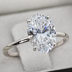 Zonder minimumprijs - Verlovingsring - 14 karaat Witgoud -