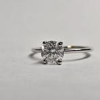 Bague - 14 carats Or blanc - 0.83ct. tw. Diamant (Naturelle), Handtassen en Accessoires, Nieuw