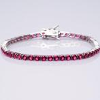 Sans Prix de Réserve - Bracelet Argent Rubis - Rubis -