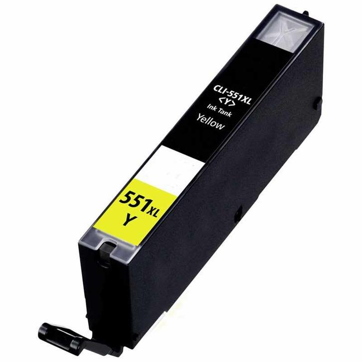 Huis-Merk  CANON  CLI-551 XL Yellow 14ml + Chip 247Print, Informatique & Logiciels, Fournitures d'imprimante, Envoi
