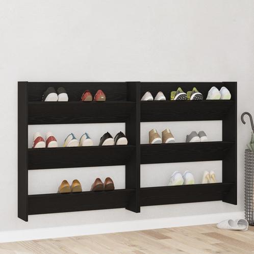 vidaXL Wand Schoenkasten met plank Anders met opslag 2 pcs, Huis en Inrichting, Kasten | Schoenenkasten, Nieuw, Verzenden