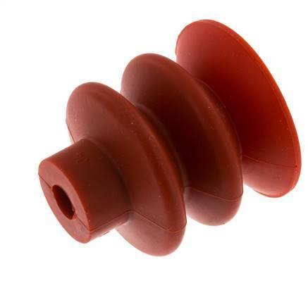 40mm Soufflet Silicone Rouge Ventouse Course 20mm, Bricolage & Construction, Ventilation & Extraction, Envoi